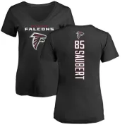 Eric Saubert Women's Atlanta Falcons Backer Slim Fit T-Shirt - Black