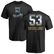 Eric Skoglund Kansas City Royals Midnight Mascot T-Shirt - Black