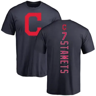 Eric Stamets Cleveland Indians Backer T-Shirt - Navy