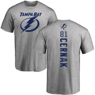 Erik Cernak Tampa Bay Lightning Backer T-Shirt - Ash