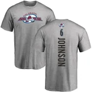 Erik Johnson Colorado Avalanche Backer T-Shirt - Ash