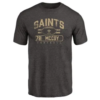 Erik McCoy New Orleans Saints Flanker Tri-Blend T-Shirt - Black