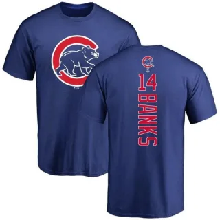 Ernie Banks Chicago Cubs Backer T-Shirt - Royal