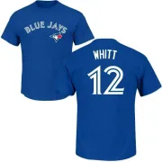 Ernie Whitt Toronto Blue Jays Name & Number T-Shirt - Royal