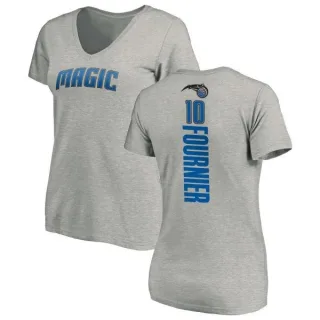 Evan Fournier Women's Orlando Magic Ash Backer T-Shirt