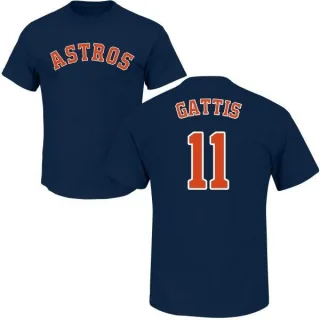 Evan Gattis Houston Astros Name & Number T-Shirt - Navy