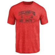 Evan Smith Tampa Bay Buccaneers Flanker Tri-Blend T-Shirt - Red