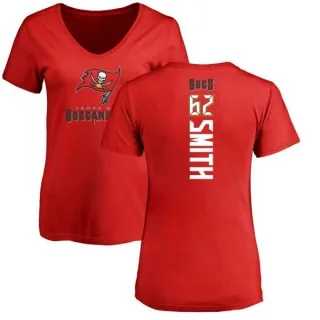 Evan Smith Women's Tampa Bay Buccaneers Backer Slim Fit T-Shirt - Red