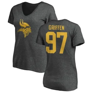 Everson Griffen Women's Minnesota Vikings One Color T-Shirt - Ash