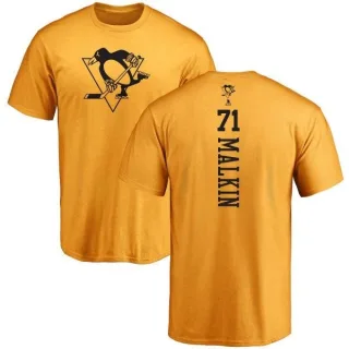 Evgeni Malkin Pittsburgh Penguins One Color Backer T-Shirt - Gold