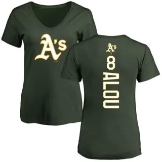 Felipe Alou Women's Oakland Athletics Backer Slim Fit T-Shirt - Green