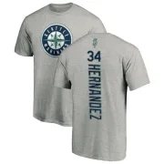 Felix Hernandez Seattle Mariners Backer T-Shirt - Ash