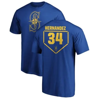 Felix Hernandez Seattle Mariners RBI T-Shirt - Royal