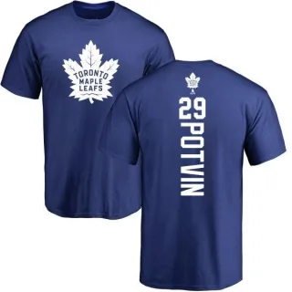 Felix Potvin Toronto Maple Leafs Backer T-Shirt - Royal