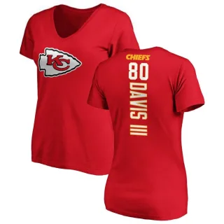 Felton Davis III Women's Kansas City Chiefs Backer Slim Fit T-Shirt - Red