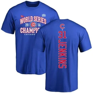 Fergie Jenkins Chicago Cubs 2016 World Series Champions Back Name & Number T-Shirt - Royal