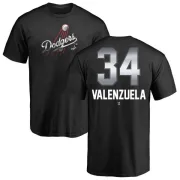 Fernando Valenzuela Los Angeles Dodgers Midnight Mascot T-Shirt - Black