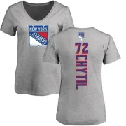 Filip Chytil Women's New York Rangers Backer T-Shirt - Ash