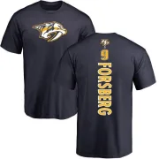 Filip Forsberg Nashville Predators Backer T-Shirt - Navy