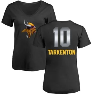 Fran Tarkenton Women's Minnesota Vikings Midnight Mascot T-Shirt - Black