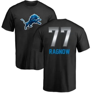 Frank Ragnow Detroit Lions Midnight Mascot T-Shirt - Black