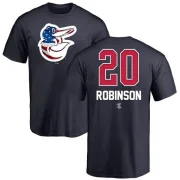 Frank Robinson Baltimore Orioles Name and Number Banner Wave T-Shirt - Navy