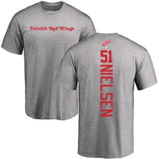 Frans Nielsen Detroit Red Wings Backer T-Shirt - Ash