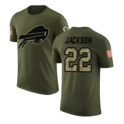 Fred Jackson Buffalo Bills Olive Salute to Service Legend T-Shirt