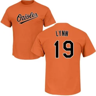 Fred Lynn Baltimore Orioles Name & Number T-Shirt - Orange