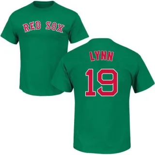 Fred Lynn Boston Red Sox St. Patrick's Day Name & Number T-Shirt - Green