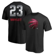 Fred VanVleet Toronto Raptors Black Midnight Mascot T-Shirt