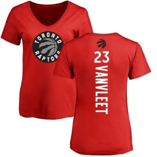 Fred VanVleet Women's Toronto Raptors Red Backer T-Shirt