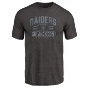 Gabe Jackson Oakland Raiders Flanker Tri-Blend T-Shirt - Black