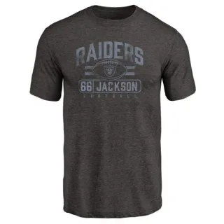 Gabe Jackson Oakland Raiders Flanker Tri-Blend T-Shirt - Black