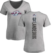 Gabriel Landeskog Women's Colorado Avalanche Backer T-Shirt - Ash