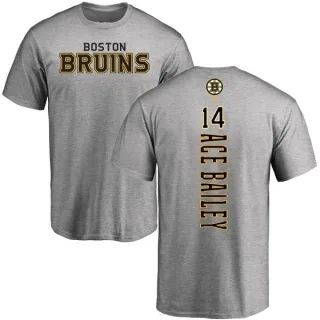 Garnet Ace Bailey Boston Bruins Backer T-Shirt - Ash