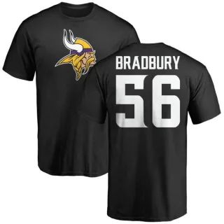 Garrett Bradbury Minnesota Vikings Name & Number Logo T-Shirt - Black