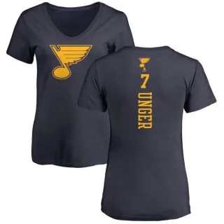 Garry Unger Women's St. Louis Blues One Color Backer T-Shirt - Navy