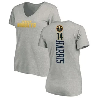 Gary Harris Women's Denver Nuggets Ash Backer T-Shirt