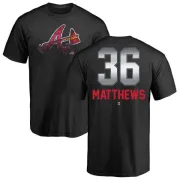 Gary Matthews Atlanta Braves Midnight Mascot T-Shirt - Black