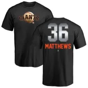 Gary Matthews San Francisco Giants Midnight Mascot T-Shirt - Black