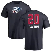 Gary Payton Oklahoma City Thunder Navy Name and Number Banner Wave T-Shirt