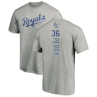 Gaylord Perry Kansas City Royals Backer T-Shirt - Ash