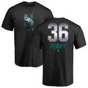 Gaylord Perry Seattle Mariners Midnight Mascot T-Shirt - Black