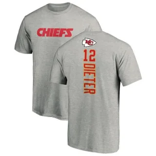 Gehrig Dieter Kansas City Chiefs Backer T-Shirt - Ash