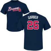 Gene Garber Atlanta Braves Name & Number T-Shirt - Navy