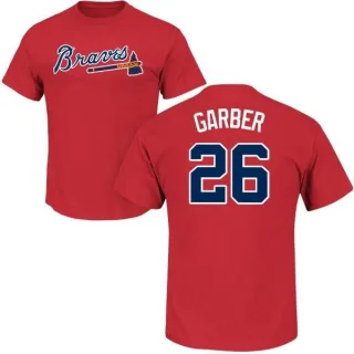 Gene Garber Atlanta Braves Name & Number T-Shirt - Red