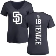 Gene Tenace Women's San Diego Padres Backer Slim Fit T-Shirt - Navy