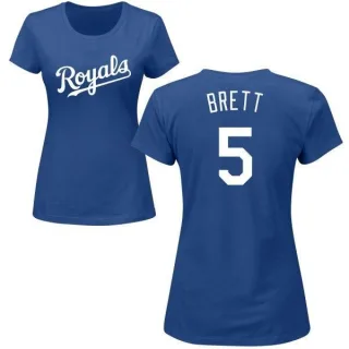 George Brett Women's Kansas City Royals Name & Number T-Shirt - Royal