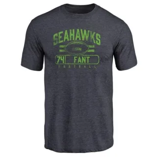 George Fant Seattle Seahawks Flanker Tri-Blend T-Shirt - Navy